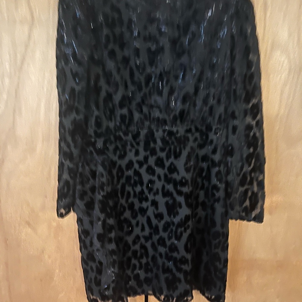 Express Black Textured Dress